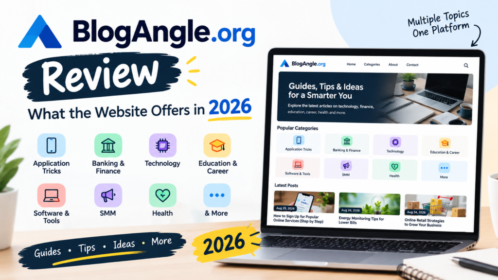 BlogAngle org Review | What the Website Offers in 2026