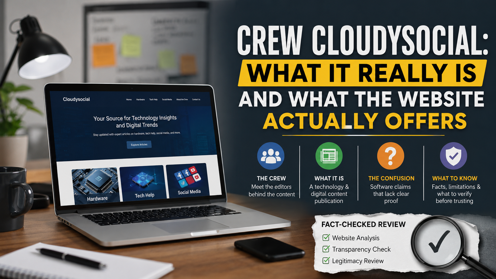 Crew CloudySocial | What It Really Is and What the Website Actually Offers