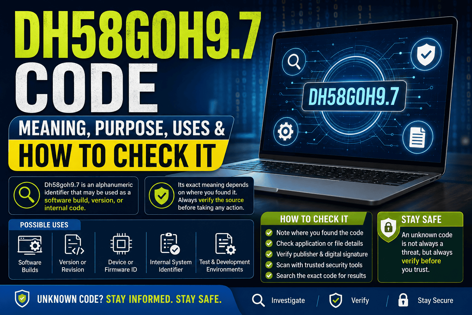 Dh58goh9.7 Code | Meaning, Purpose, Uses & How to Check It