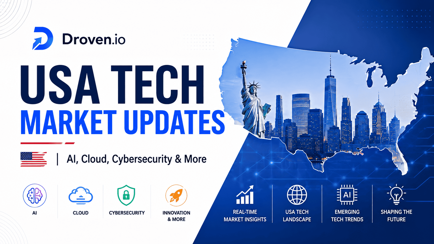 Droven.io USA Tech Market Updates | AI, Cloud, Cybersecurity & More