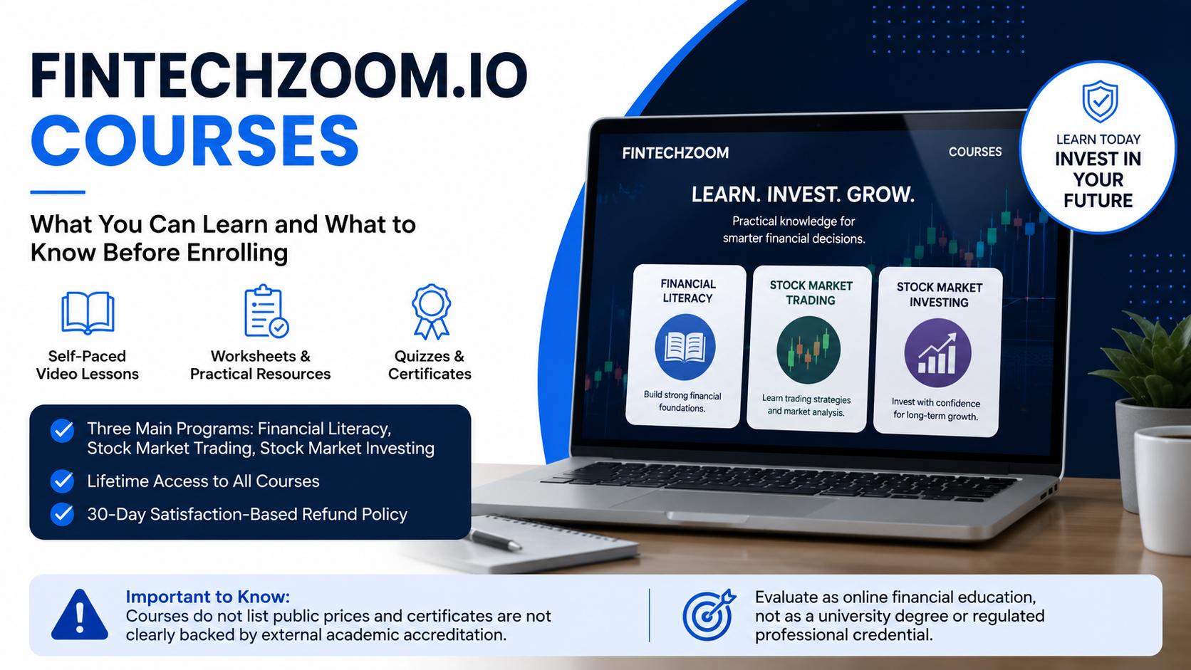 Fintechzoom.io Courses | What You Can Learn and What to Know Before Enrolling