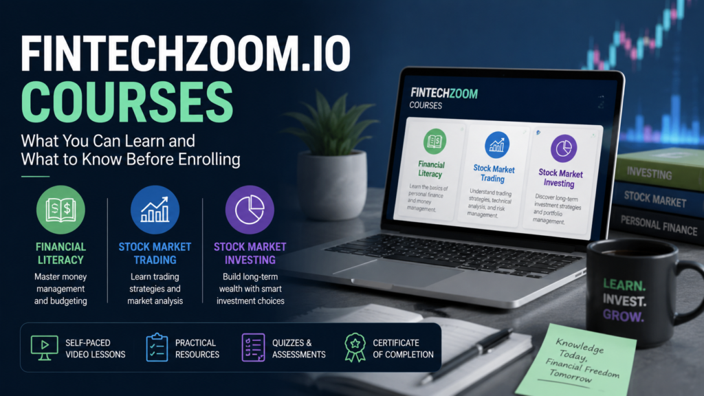 Fintechzoom.io Courses | What You Can Learn and What to Know Before Enrolling