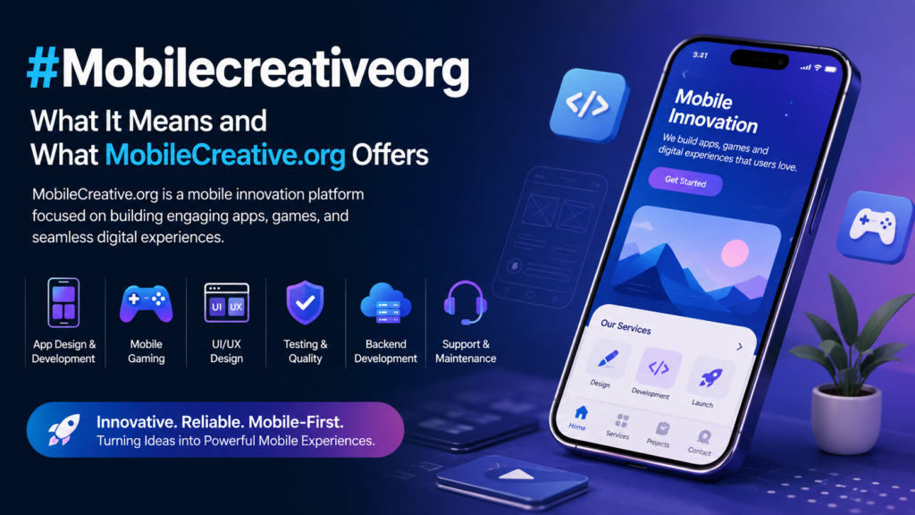 #Mobilecreativeorg | What It Means and What MobileCreative.org Offers