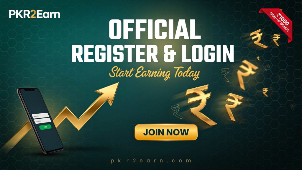 PKR2Earn Official Register & Login – Start Earning Today