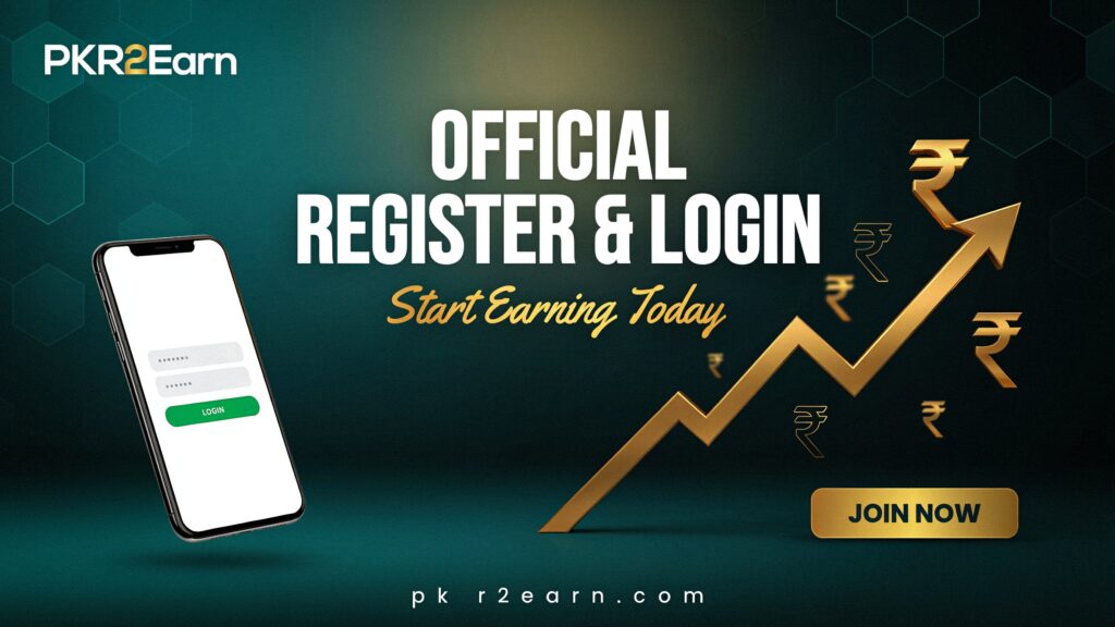 PKR2Earn Official Register & Login – Start Earning Today