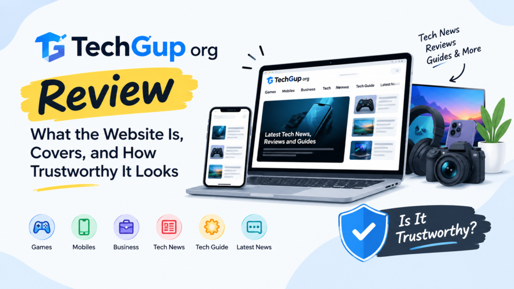 TechGup org Review | What the Website Is, Covers, and How Trustworthy It Looks