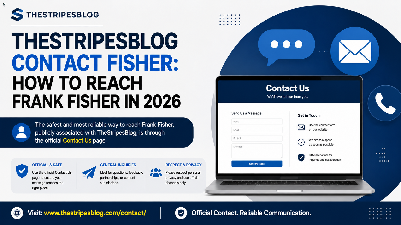 Thestripesblog Contact Fisher | How to Reach Frank Fisher in 2026