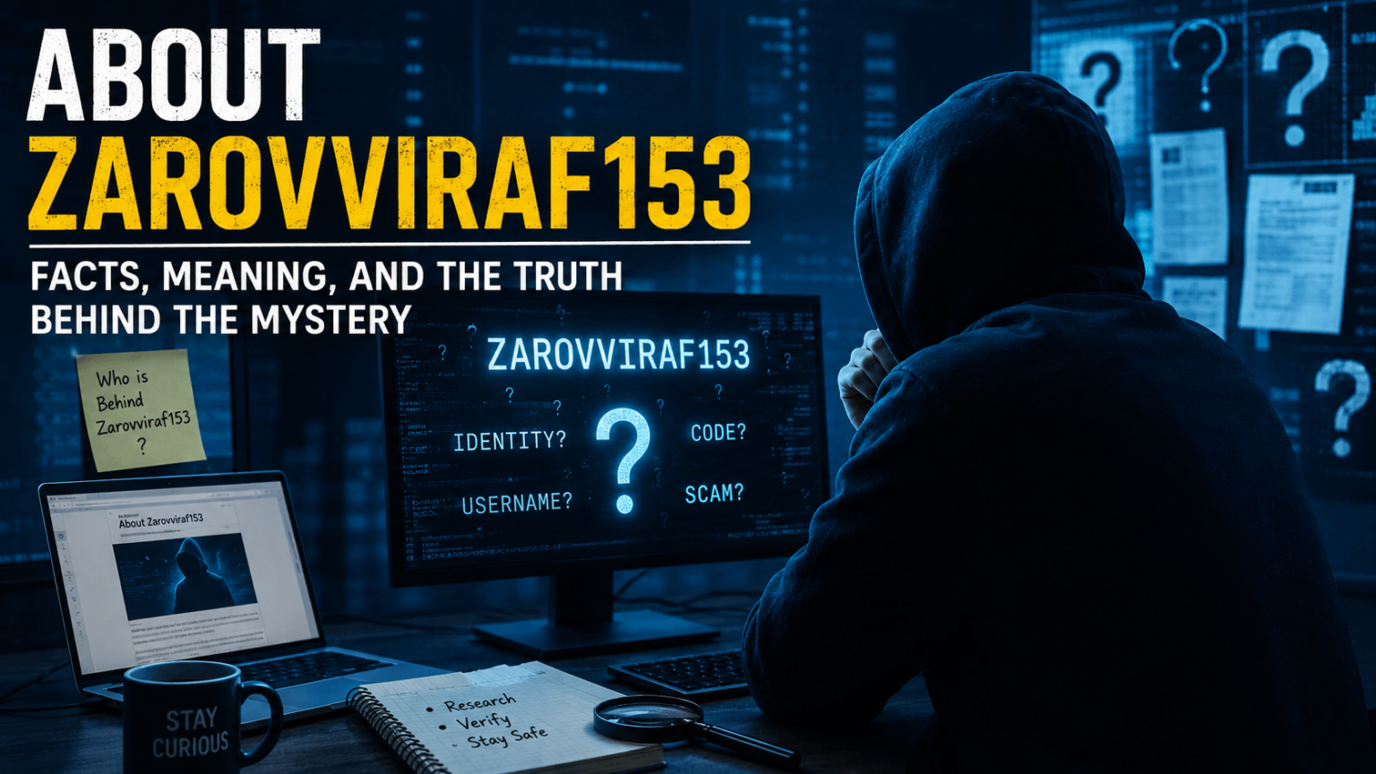 About Zarovviraf153 | What the Evidence Actually Shows