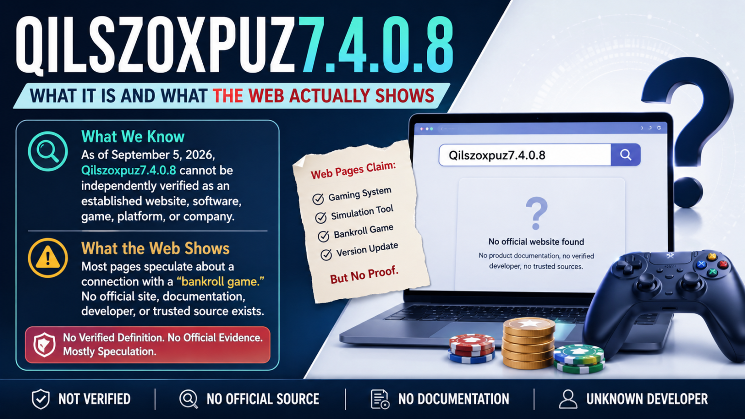 Qilszoxpuz7.4.0.8 | What It Is and What the Web Actually Shows Qilszoxpuz7.4.0.8 | What It Is and What the Web Actually Shows