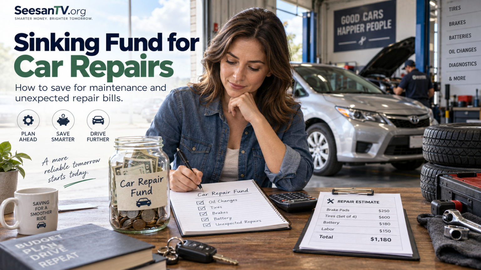 Sinking Fund for Car Repairs on SeesanTV.org | How Much to Save and How to Build One Sinking Fund for Car Repairs on SeesanTV.org