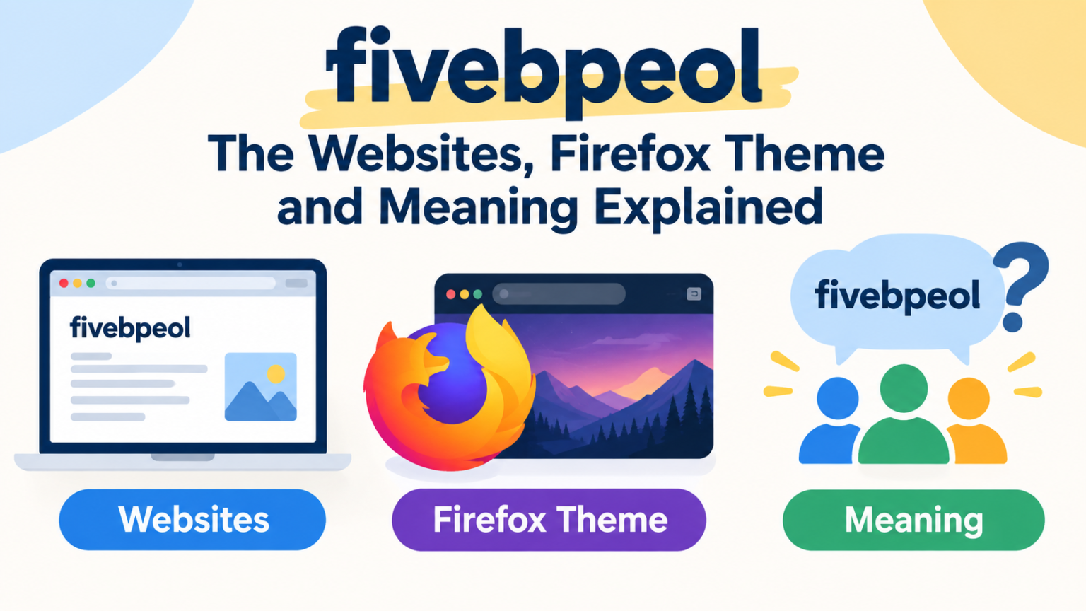 fivebpeol: The Websites, Firefox Theme and Meaning Explained