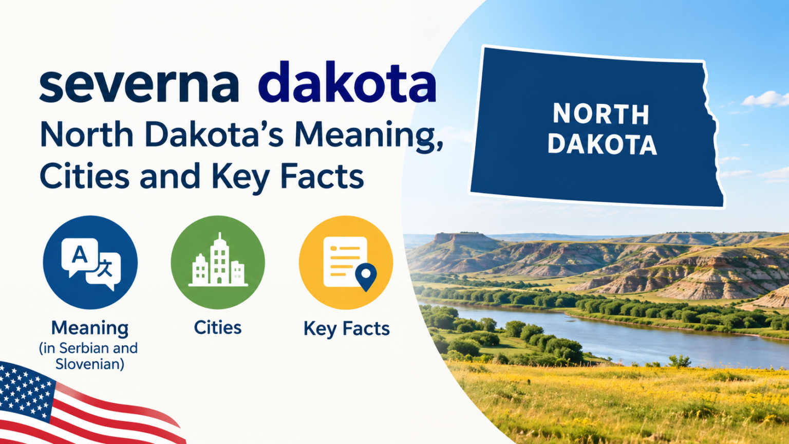 severna dakota: North Dakota’s Meaning, Cities and Key Facts