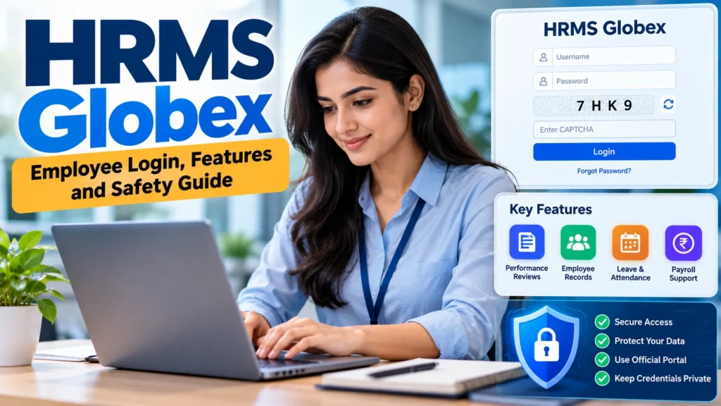 HRMS Globex employee login portal, features, and account security guide.